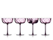 Champagne coupe Vienna 35 cl 4 pcs Purple