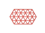 Trivet Triangles Burned Red L24