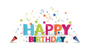 Tatoo eat Birthday - bag of 6 tatoos