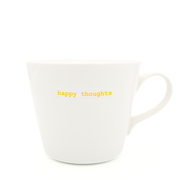 Bucket Mug Medium - 350ml - Happy Thoughts