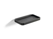 Showershelf Rim 22x11x2 cm Black