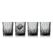 Whisky glass Sorrento 32 cl 4 pcs Smoke