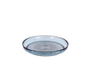 Glass plate Kusintha 18 cm Blue