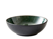 Salad bowl 30cm black/green BITZ