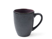 Mug 30cl black/lilac BITZ