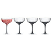 Cocktail glass Palermo Gold 31.5 cl 4 pcs