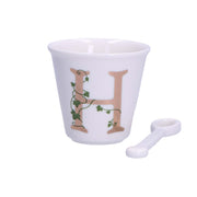 UNICO CUP 'H' W/O HANDLE W/SPOON 75 ccGB