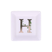 ADORATO SQUARE PLATE 'H' 10X10 cm GB