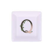 ADORATO SQUARE PLATE 'Q' 10X10 cm GB