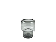 Vase Hoej 13.5x17 Grey Glass