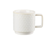 Mug Elstra 0.5 liter Stoneware Offwhite ass.