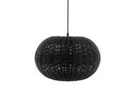 Pendant lamp Werna 40.5x25cm Black Nature rattan