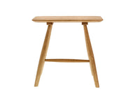Stool Bodo 46.5x28x45 cm Nature oiled Solid oak