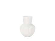 Vase Cuneo D15 x 20 cm White Glass