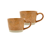 Mug w. handle Evig 0.3 liter 2 pcs Amber Porcelain