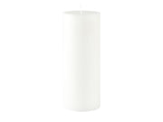 Pillar candle Trae D7.8 x 19 cm White Stearin