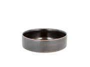 Serving bowl Fjord 18.1 x 5.5 cm Black metallic Porcelain