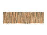 Rug Vem 70 x 250 cm Green/Nature/Rose