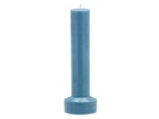Pillar candle Styles D8 x 23 cm Blue Paraffin/Stearin