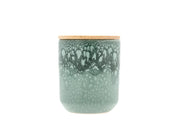 Fragrance candle Iris Coconut Mango 8 x 9.5 cm Green