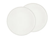 Dessert plate Allure 17 cm 2 pcs Cream Stoneware