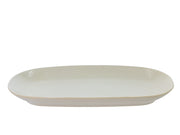 Serving dish Elstra 35.5 x 18.8 x 3.5cm Stoneware Light blue