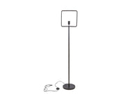Floor lamp Metal Black H160