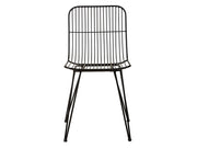 Chair without armrests Svale Iron Black H83