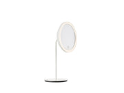 Table Mirror White 5 x magnif & light