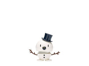 Hoptimist Snowman S White/Blue | Hype Design London