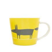 Scion Living Large Mug Mr Fox - Yellow & Charcoal | Hype Design London