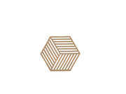 Zone Denmark - Trivet Hexagon Dark Camel | Hype Design London