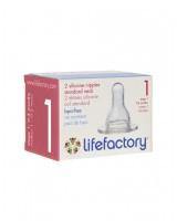 Life Factory Stage 1 Nipples 2 pack | Hype Design London